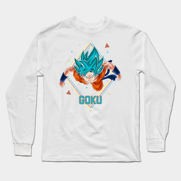 Dragon Ball Super : Goku  "SuperSaiyan" Blue - awsome gift for Dragon Ball lover & fans Long Sleeve T-Shirt by EhsanStore